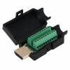 HDMI Male 19P Plug Breakout Terminals Solderless Connector With Cover Wholesale HDMI Male 19P Plug Breakout Terminals Solderless Connector With Cover Wholesale